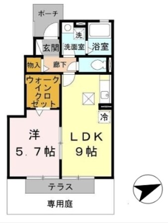 本竜野駅 徒歩18分 1階の物件間取画像